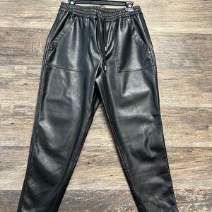 Blank NYC Black Faux Leather Pants